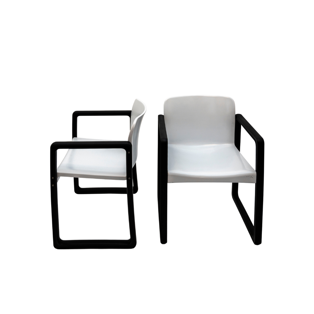 Set of 4 Ypsilon chairs by Just Meijer for Kembo, Holland, 1970s