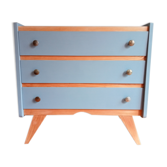 Restyled vintage chest of drawers