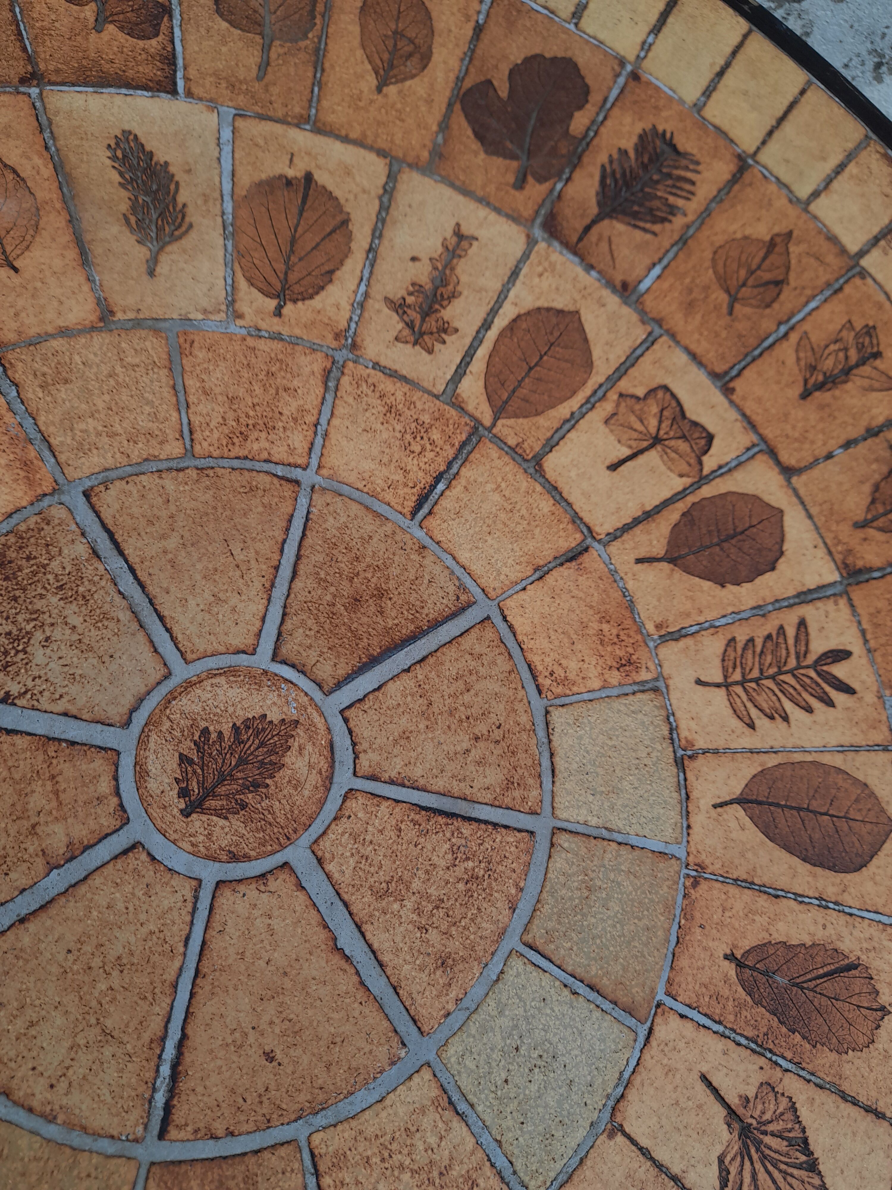 Coffee table by Roger Capron Vallauris model Herbier