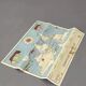 Ancienne carte géographique scolaire double face édition Rossignol
