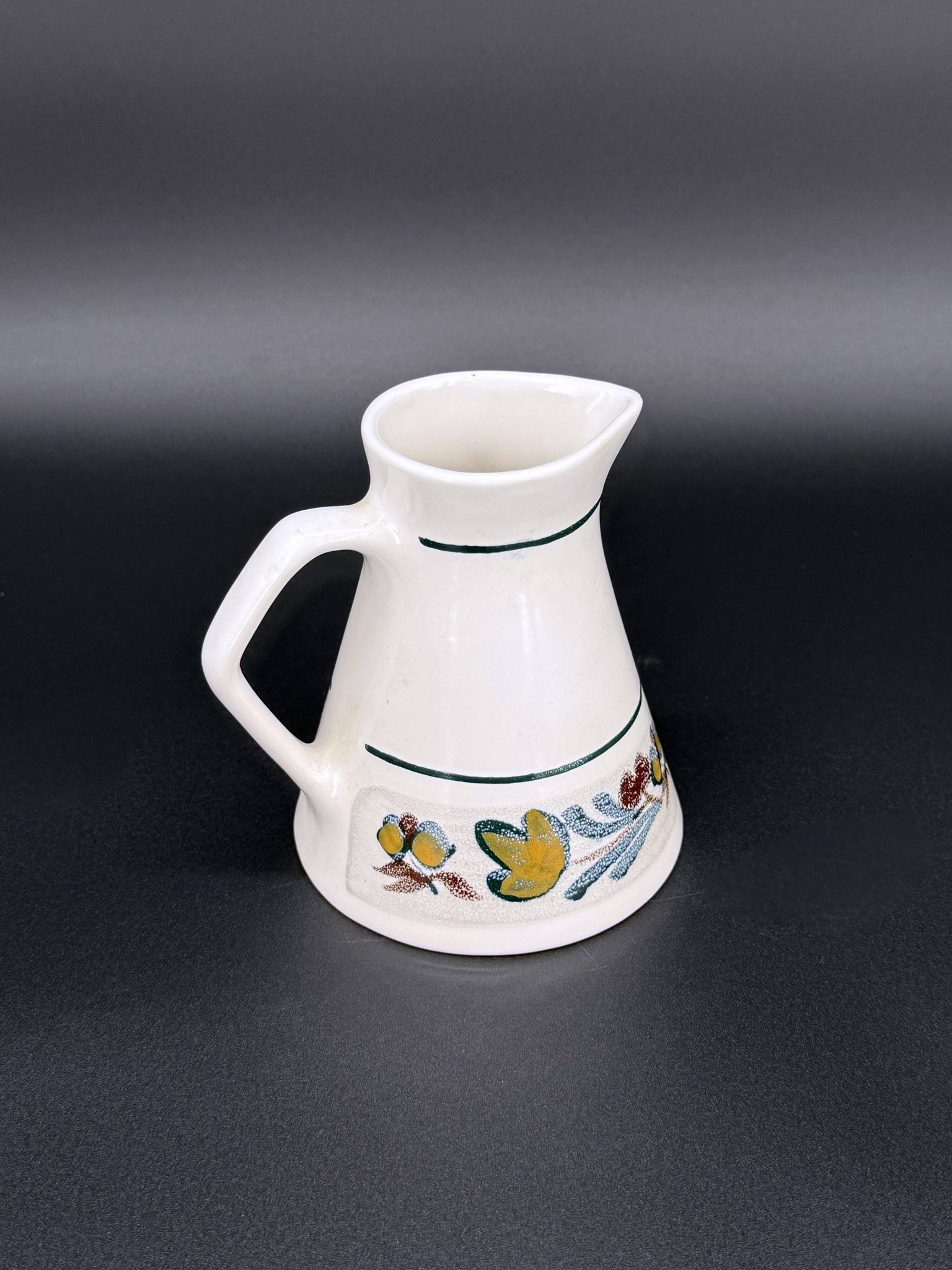Service à thé faïence breton peint à la main – France 1970s