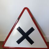 Panneau de signalisation émaillée  de 1975