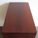 Scandinavian midcentury darkwood chest of drawers 1950s