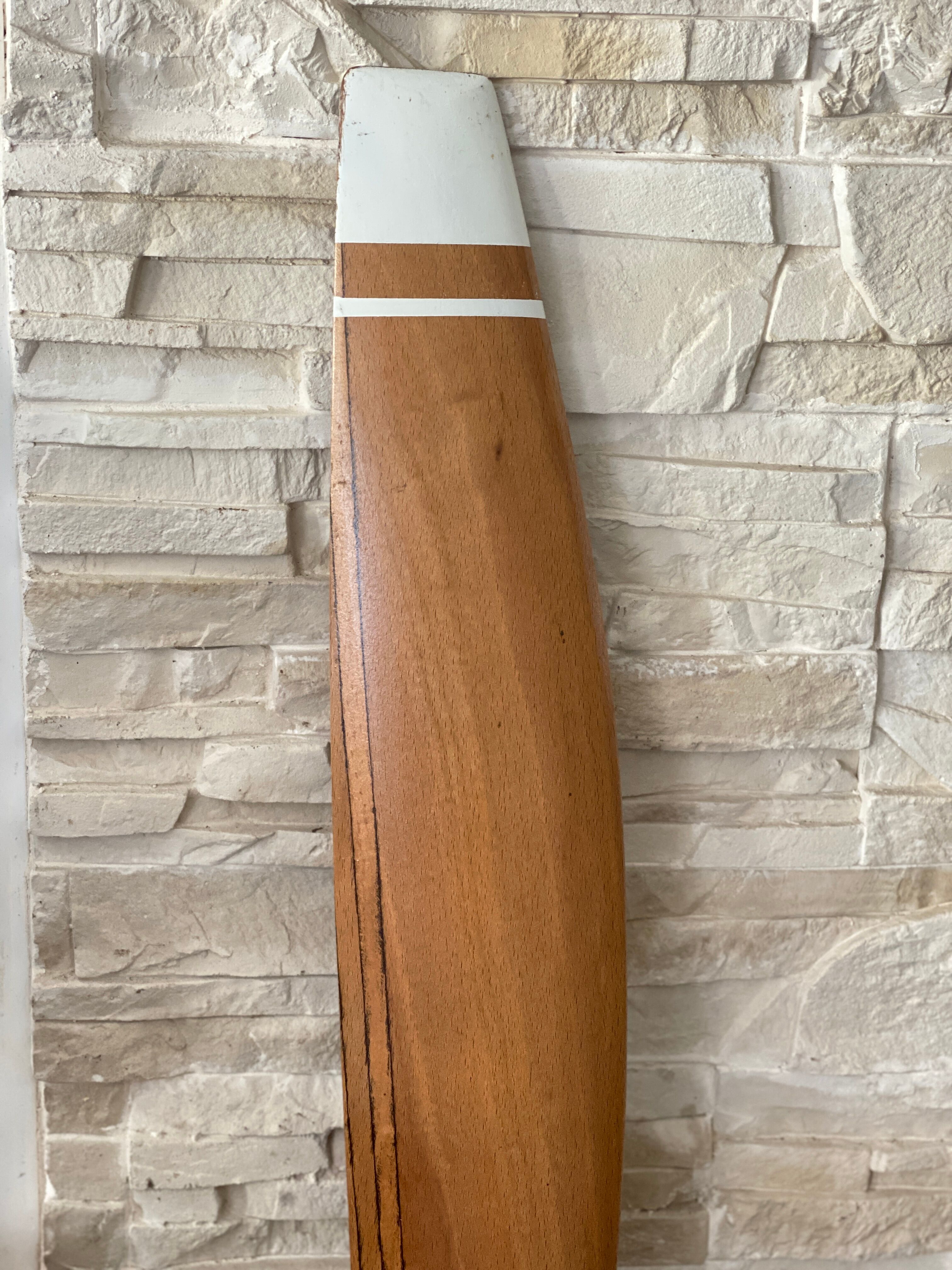 Wooden airplane propeller