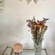 Large glass vase 50s