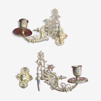 Pair of piano sconces