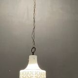 Suspension italienne en verre opalin