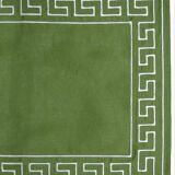 Sets de table grecs brodés en vert
