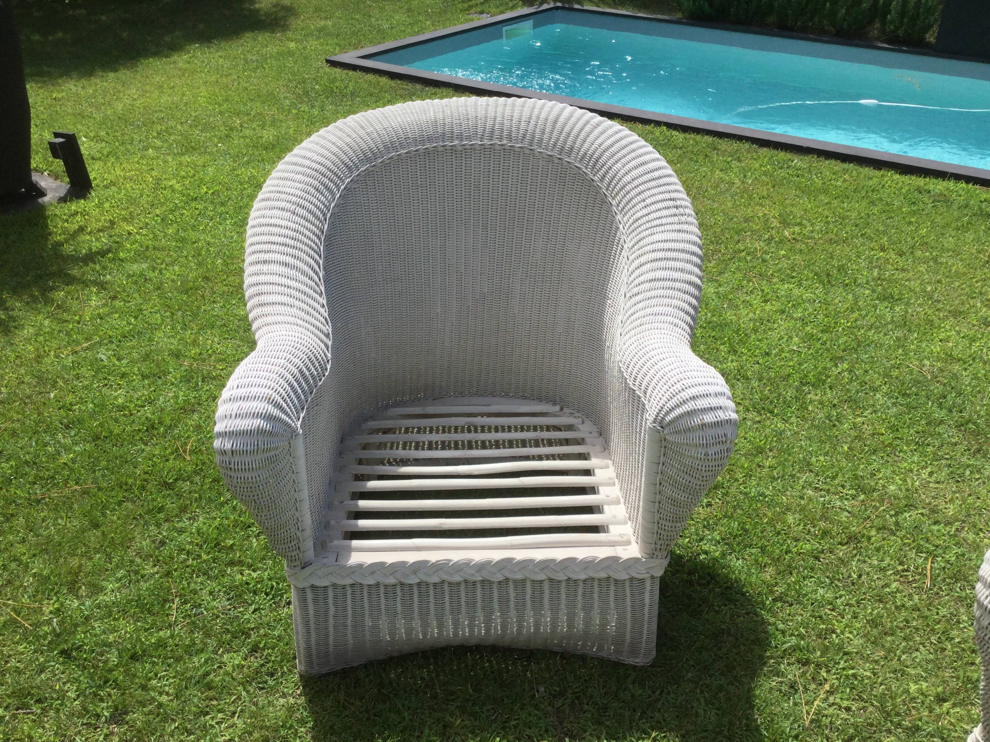 Pair of Wicker Chair