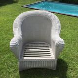Paire de fauteuil en osier