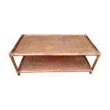 rattan coffee table