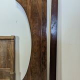 Restoration period daybed in flamed mahogany