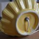 Porcelain and opaline shell lamp from the 70s-80s