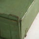 Antique painted pine bank safe – Central Europe, around 1900