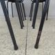 6 chaises en formica vert mint design vintage