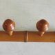 Solid wood coat rack turned in a bamboo style - mid 20th century.