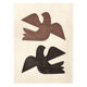 Painting Birds -30x40cm- signed Eawy