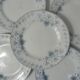 Iron earth 6 flat plates cyclamen