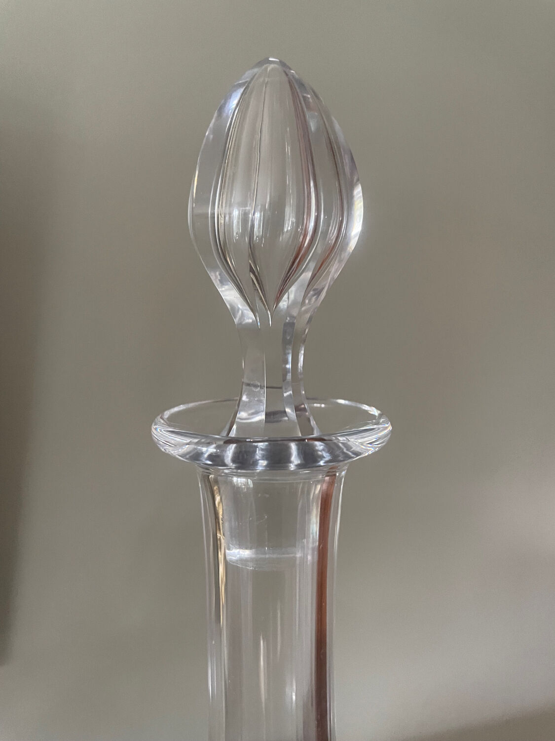 Baccarat crystal carafe model Capri
