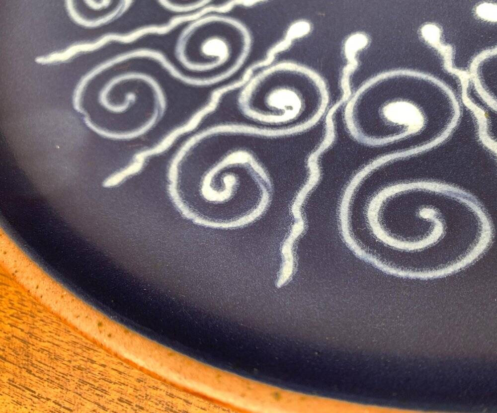 Mid-century ceramic wall plaque, 1960s