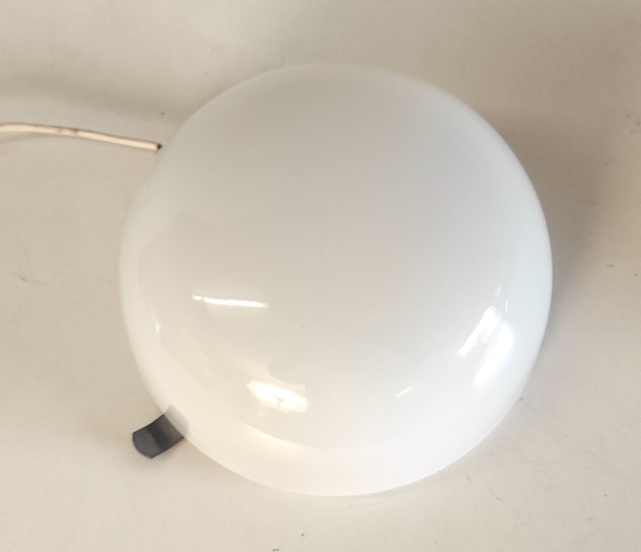 Ceiling lamp globe opaline white diam. 20 cm – 60s