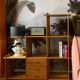 Pine staircase shelf 80s