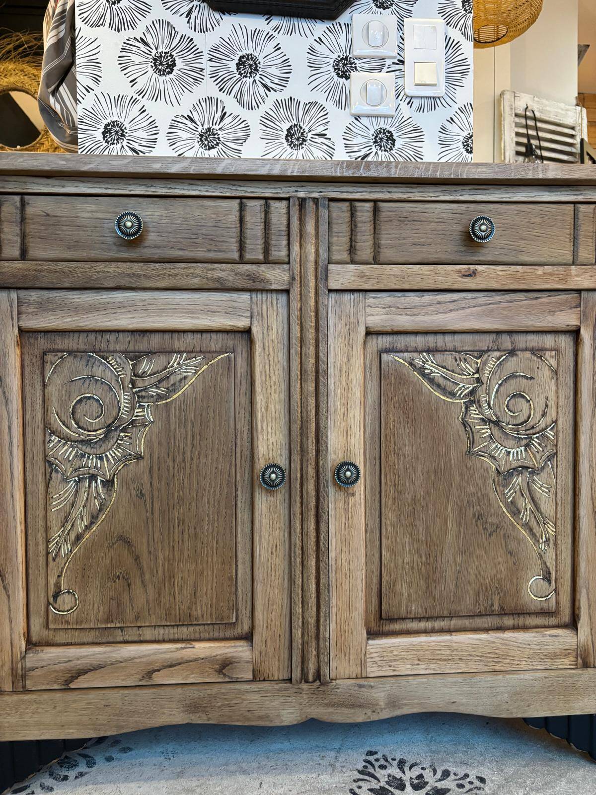 Buffet Bella bois Art Déco
