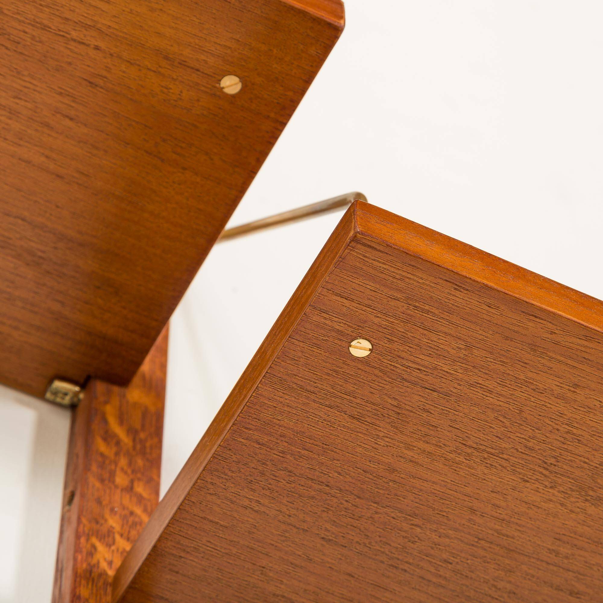 Preben Sorensen PS System teak wall unit, Randers, Denmark, 1960s