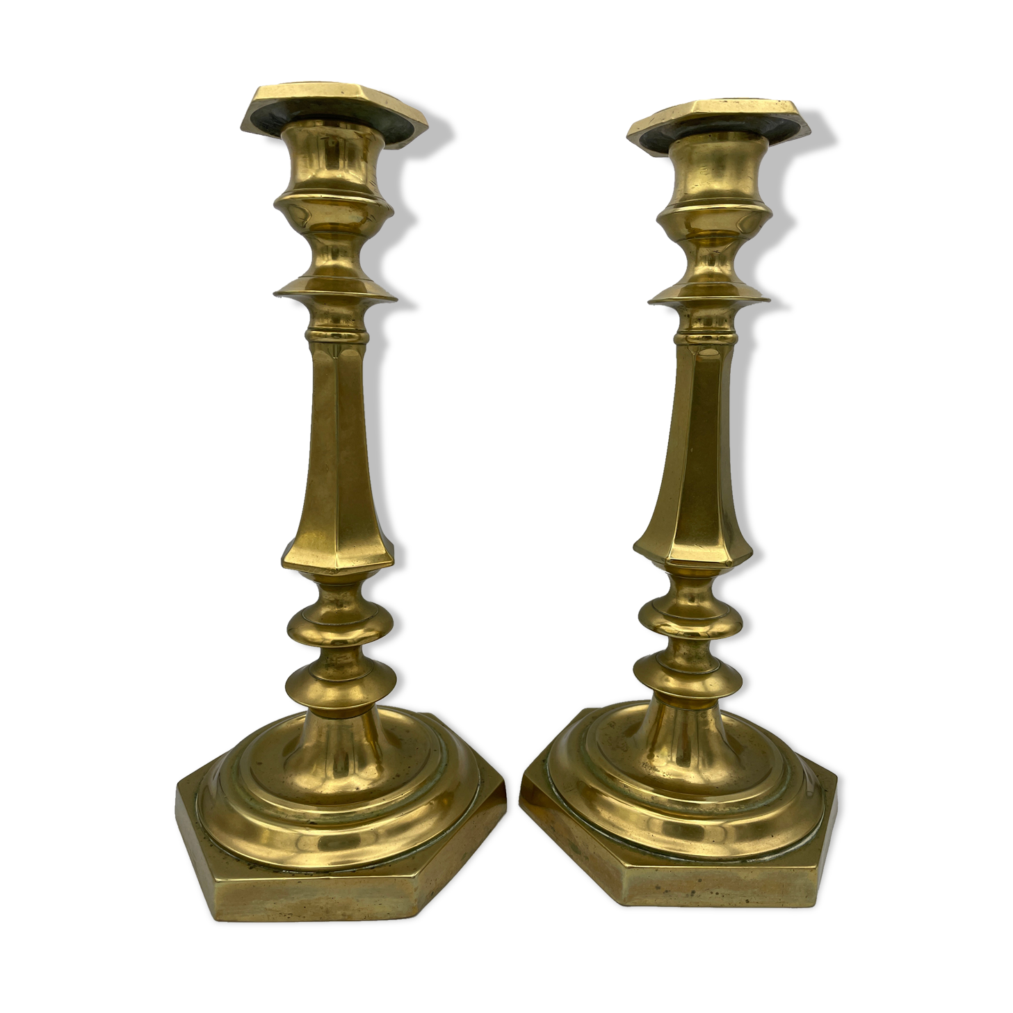 Pair of candle holders