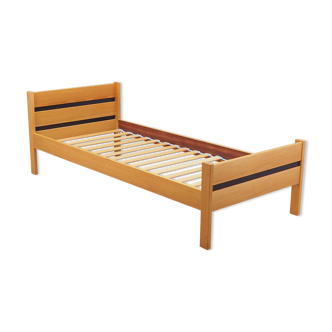 Ash bed, Danish design, 1970s, production Denmark