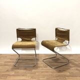 Pair of Biscia de Mourgue chairs from the 70s