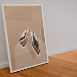 Illustration "The woman with the ribbon" by Noums Atelier