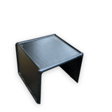 Table basse noire en bois par Peter Ghycz, Horn collection