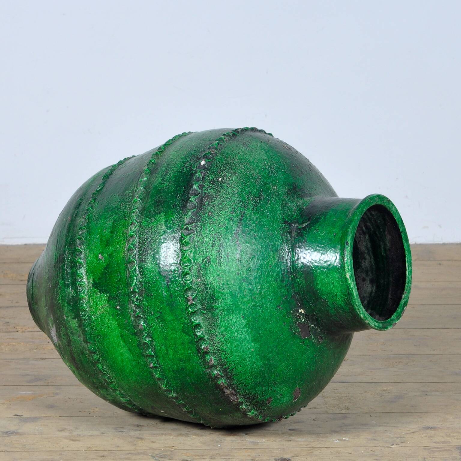 Large Turkish Terracotta Olive Jar Or Garden Urn