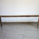 Very old oak farm bench