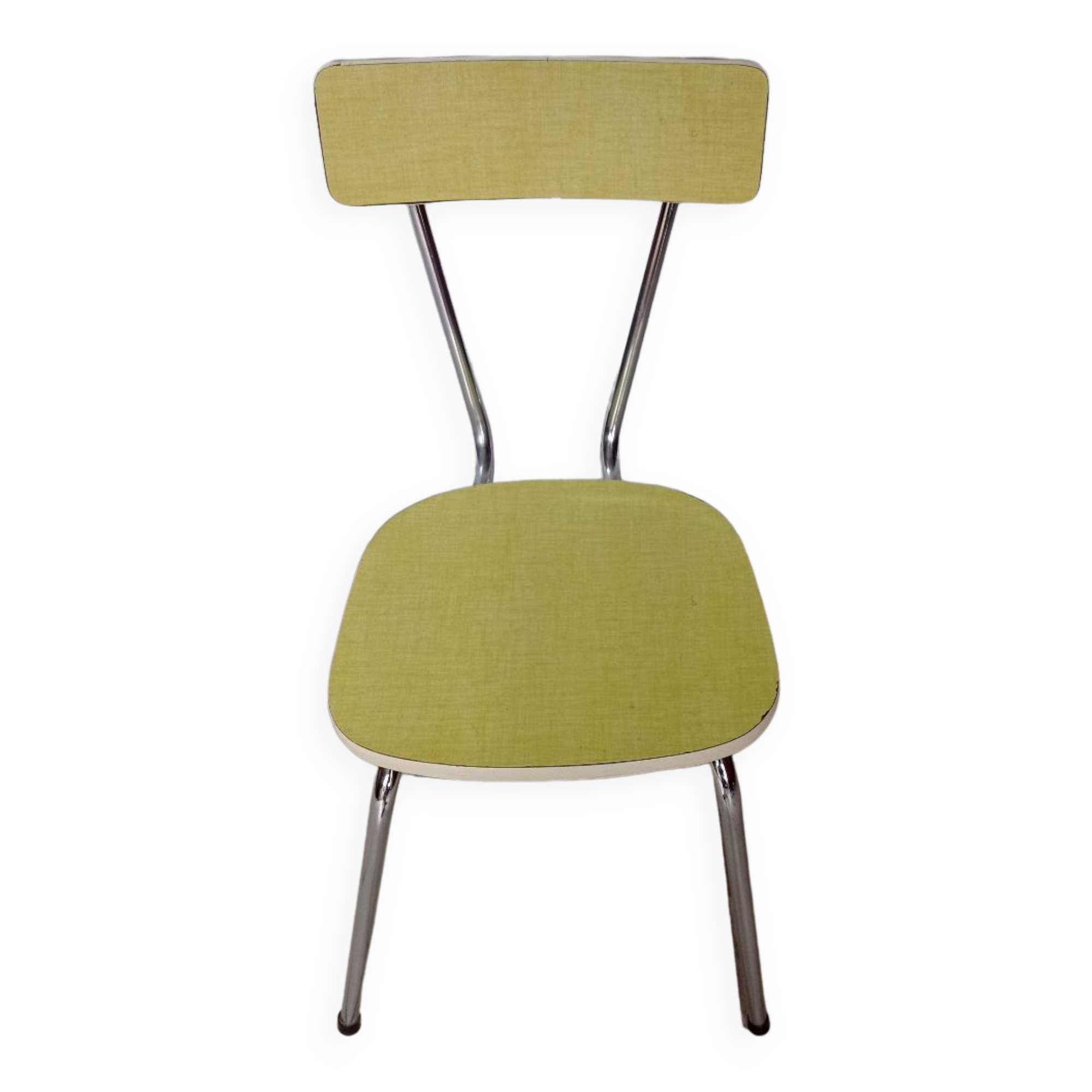 Yellow formica chair