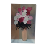Bouquet de fleur sur toile