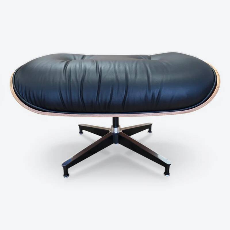 Black & Palisander Santos Herman Miller Original Eames Lounge Chair & Ottoman