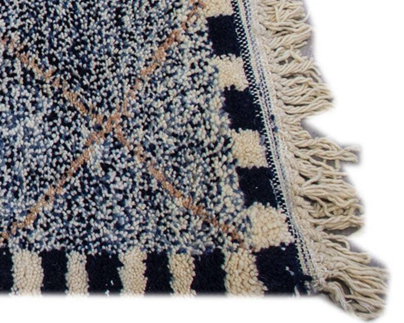 Authentic handmade Berber rug 100/200 cm