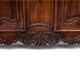Commode ancienne sur pattes de lion, Europe occidentale, vers 1880. Après rénovation.