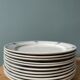 Set of 11 flat plates Saphir U&C Sarreguemines
