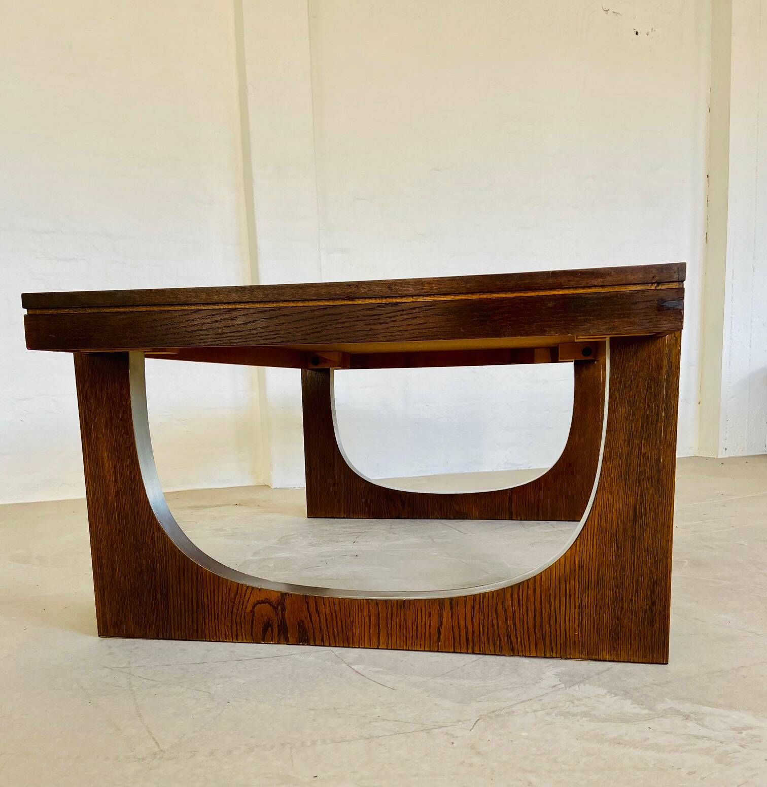 VINTAGE DANISH MID CENTURY TEAK  & CERAMIC COFFEE TABLE  1960s