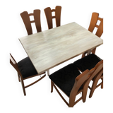 Solid wood table