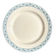 Boulenger & Cie round dish in blue ironstone, "Champigny" service