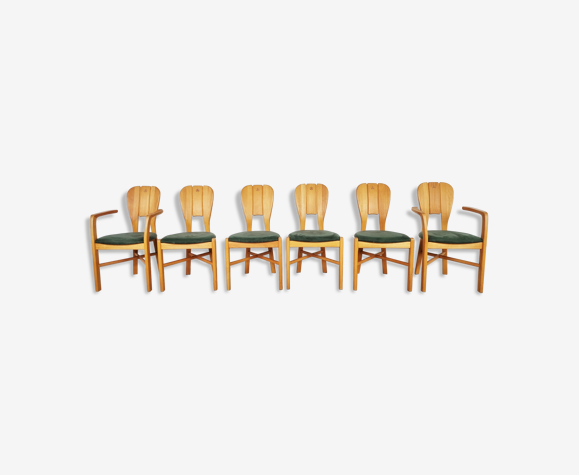 Glostrup Mobelfabrik dining chairs, set of 6 - 1960s