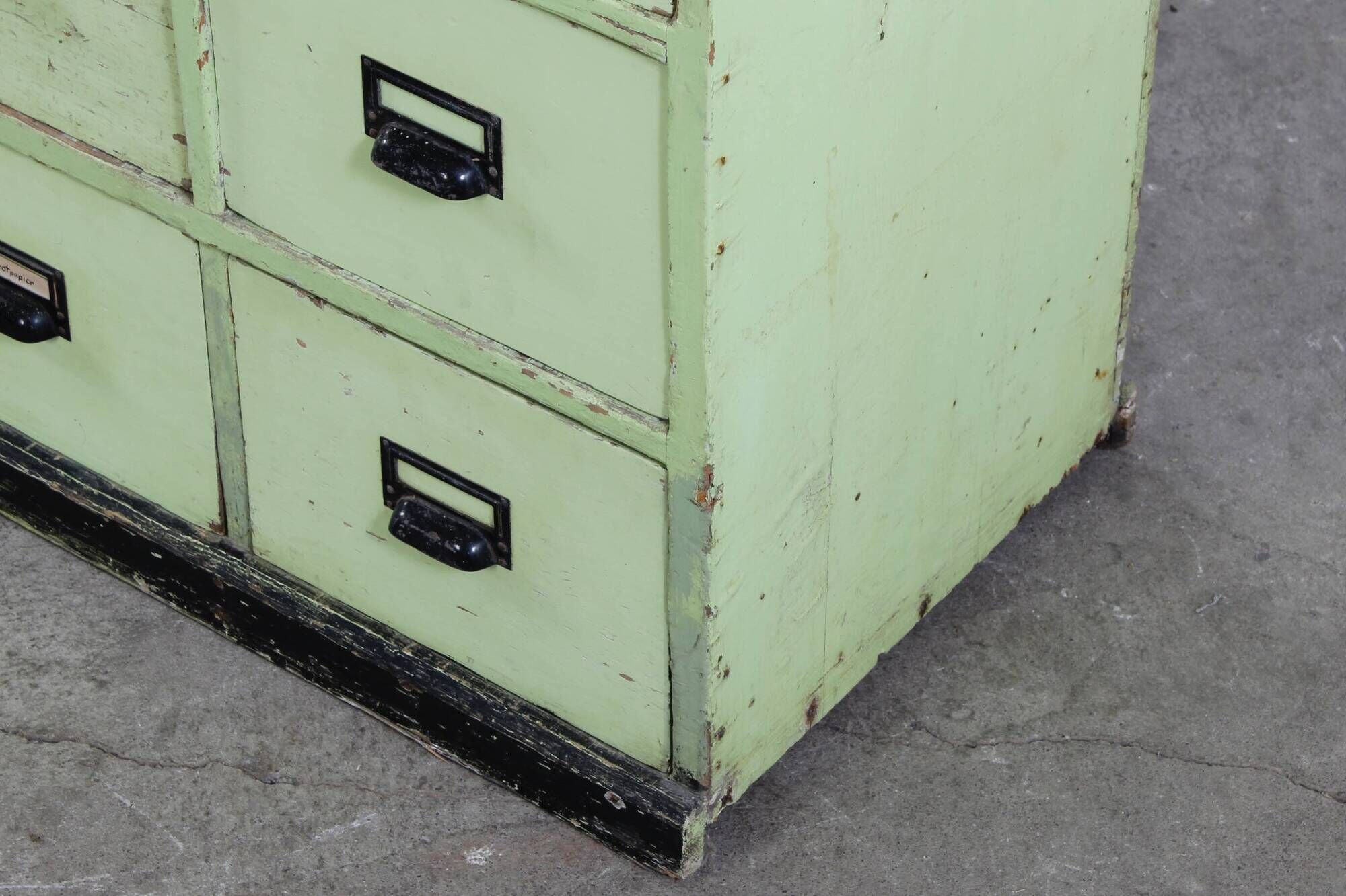 Industrial vintage drawer cabinet apothecary cabinet chest of drawers