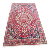 Large hand-knotted Persian Kashan carpet in pure wool – $205 × 305 cm