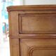 Old - Beautiful solid oak sideboard - 2 doors - 2 drawers in golden oak color