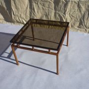 Table d'appoint verre fumé