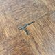 1920s Belgian Art Deco oak parquetry dining table